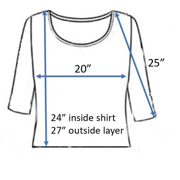 Croft & Barrow Peach Crocheted Layered Top - XL - Picture 8 of 8